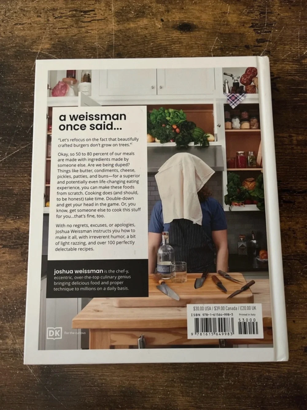 Weissman An Unapologetic Cookbook - White Cover